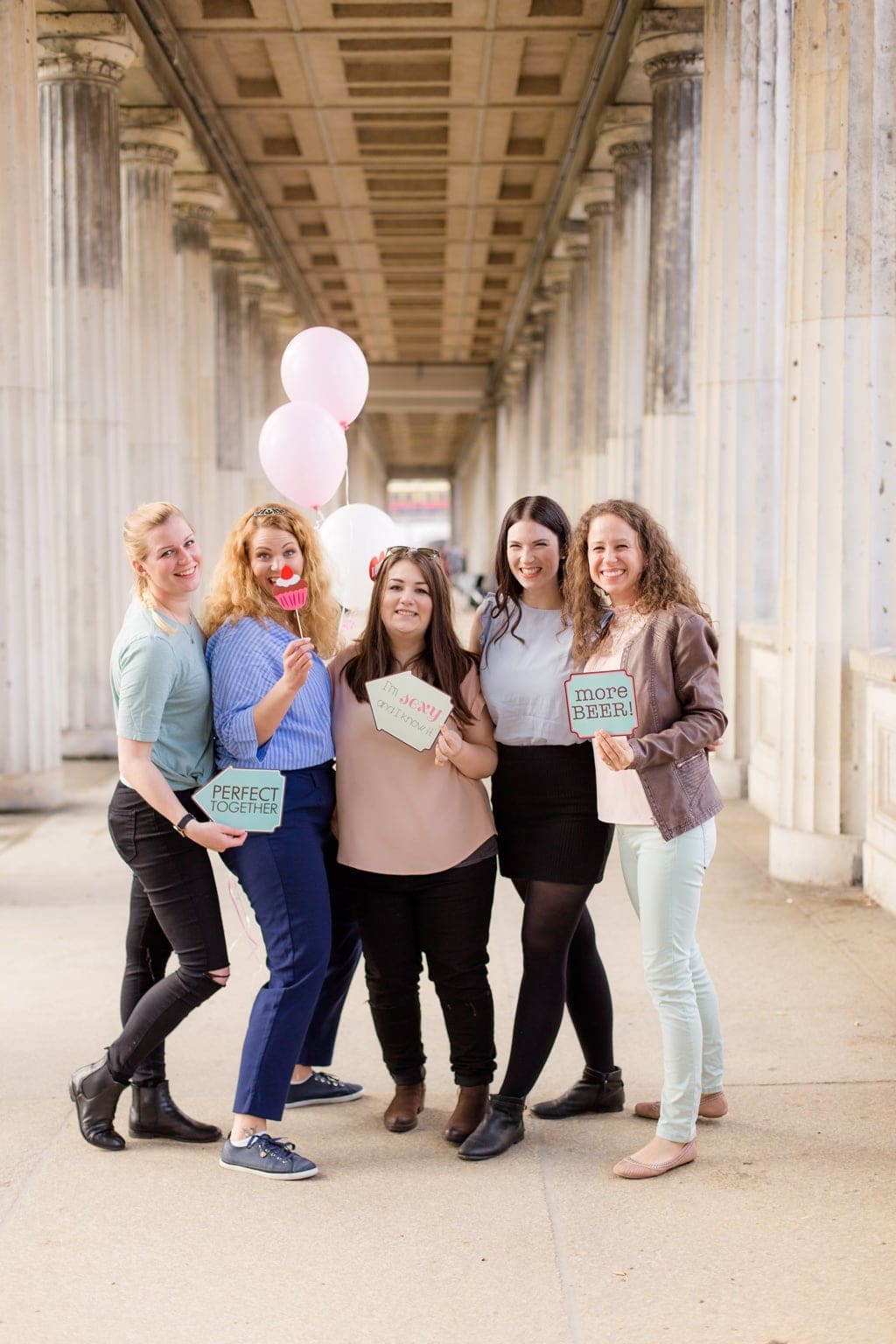 Cynthias Junggesellinnenabschied auf der Museumsinsel in Berlin