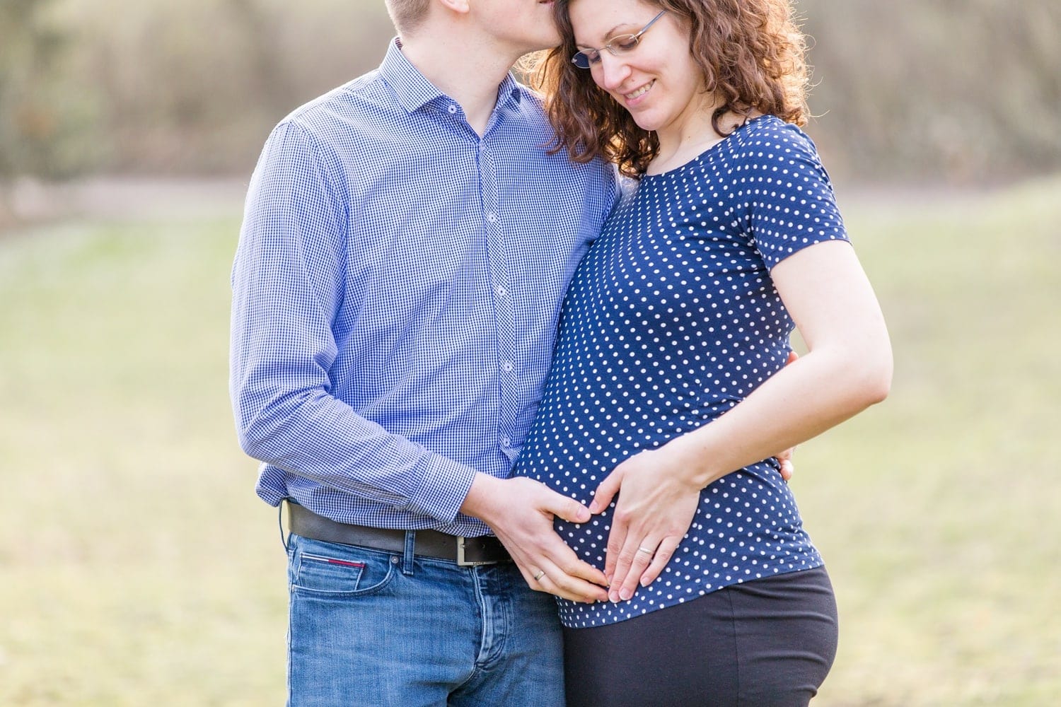 Schwangerschaftsshooting im Stadtpark Steglitz mit Sophia und Sebastian