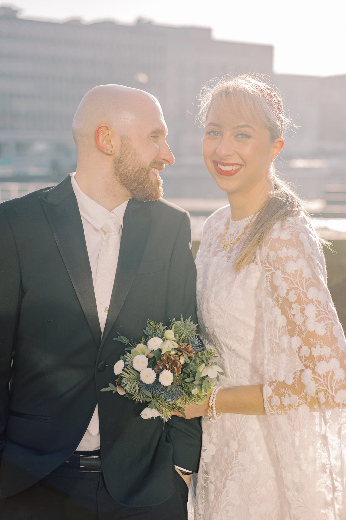 Winter Hochzeit im Standesamt Berlin Mitte