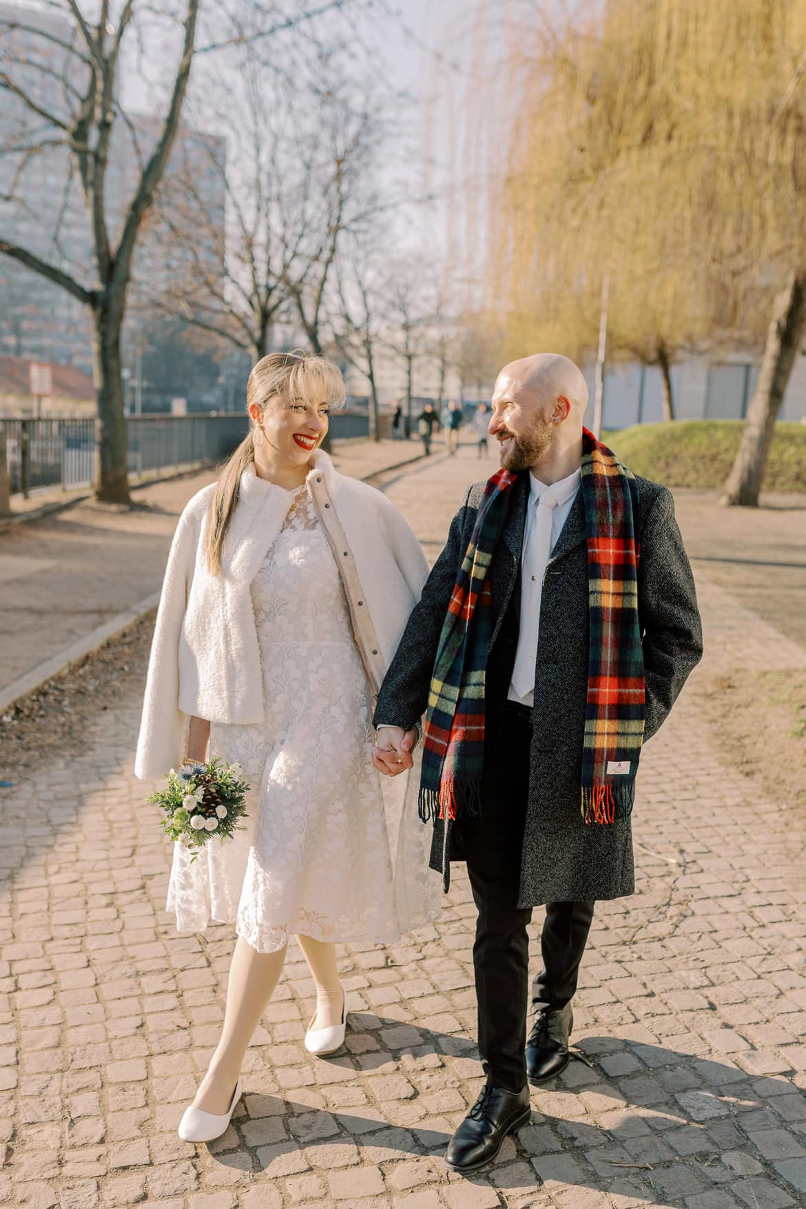 Winter Hochzeit im Standesamt Berlin Mitte