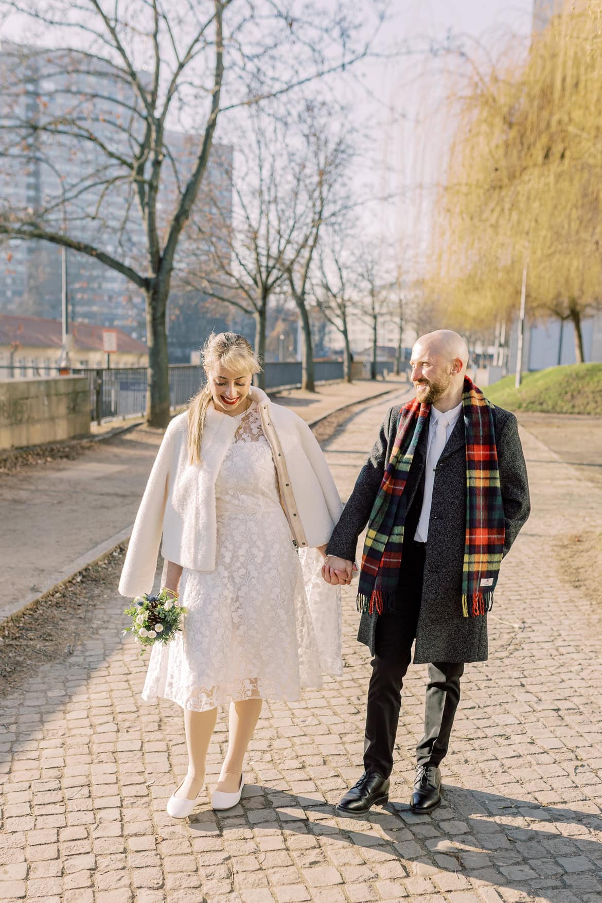 Winter Hochzeit im Standesamt Berlin Mitte