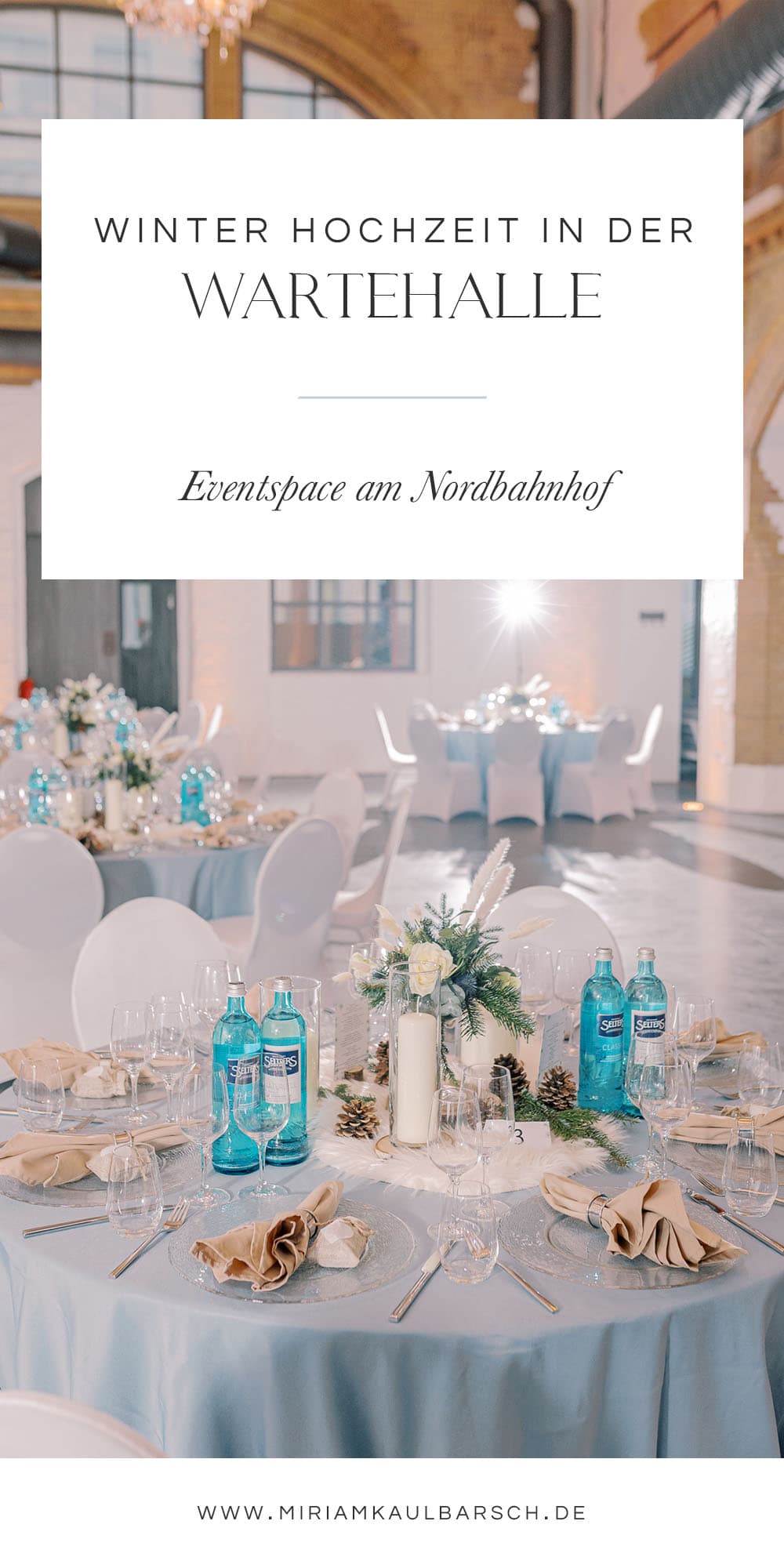 Winter Hochzeitsfeier in der Event Wartehalle Berlin Nordbahnhof