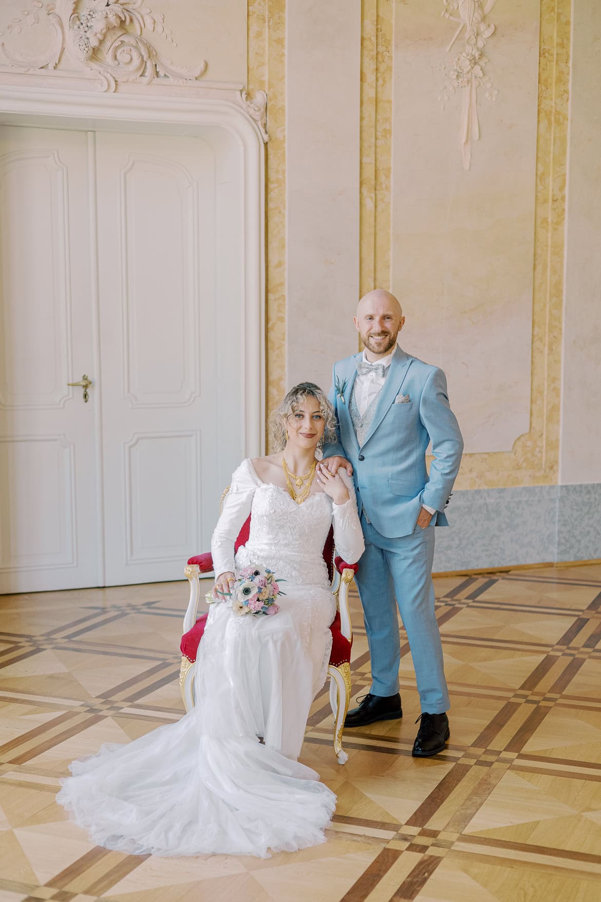 After Wedding Session im Schloss Schönhausen Berlin