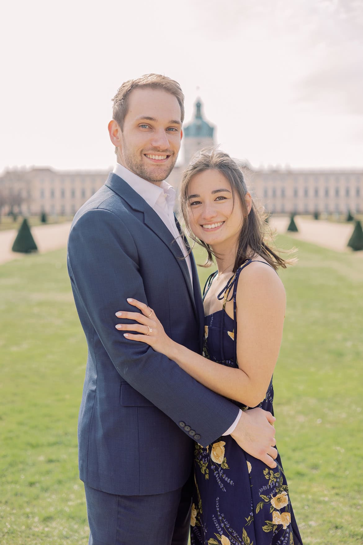 Überraschungs Heiratsantrag beim Schloss Charlottenburg Berlin