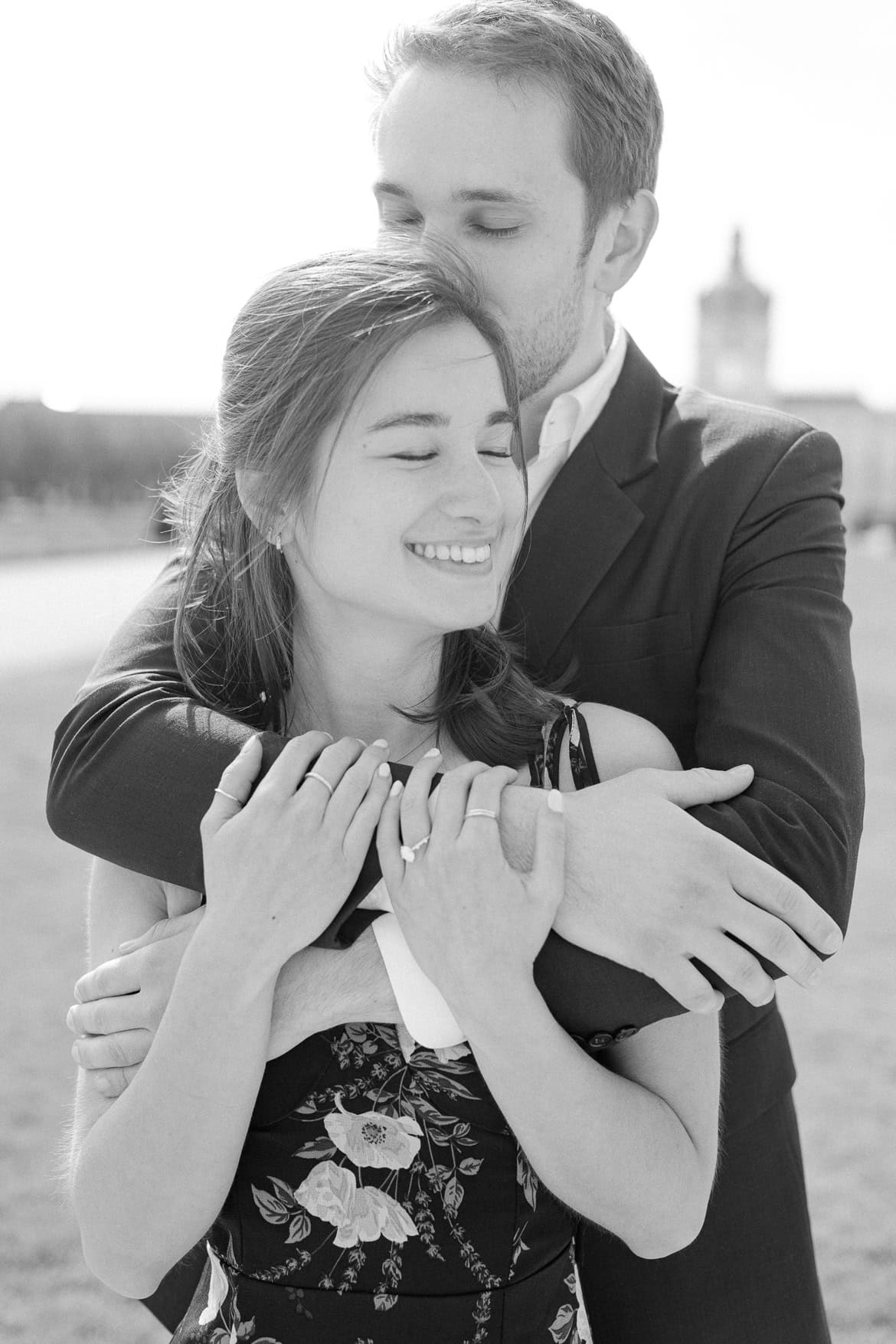 Überraschungs Heiratsantrag beim Schloss Charlottenburg Berlin