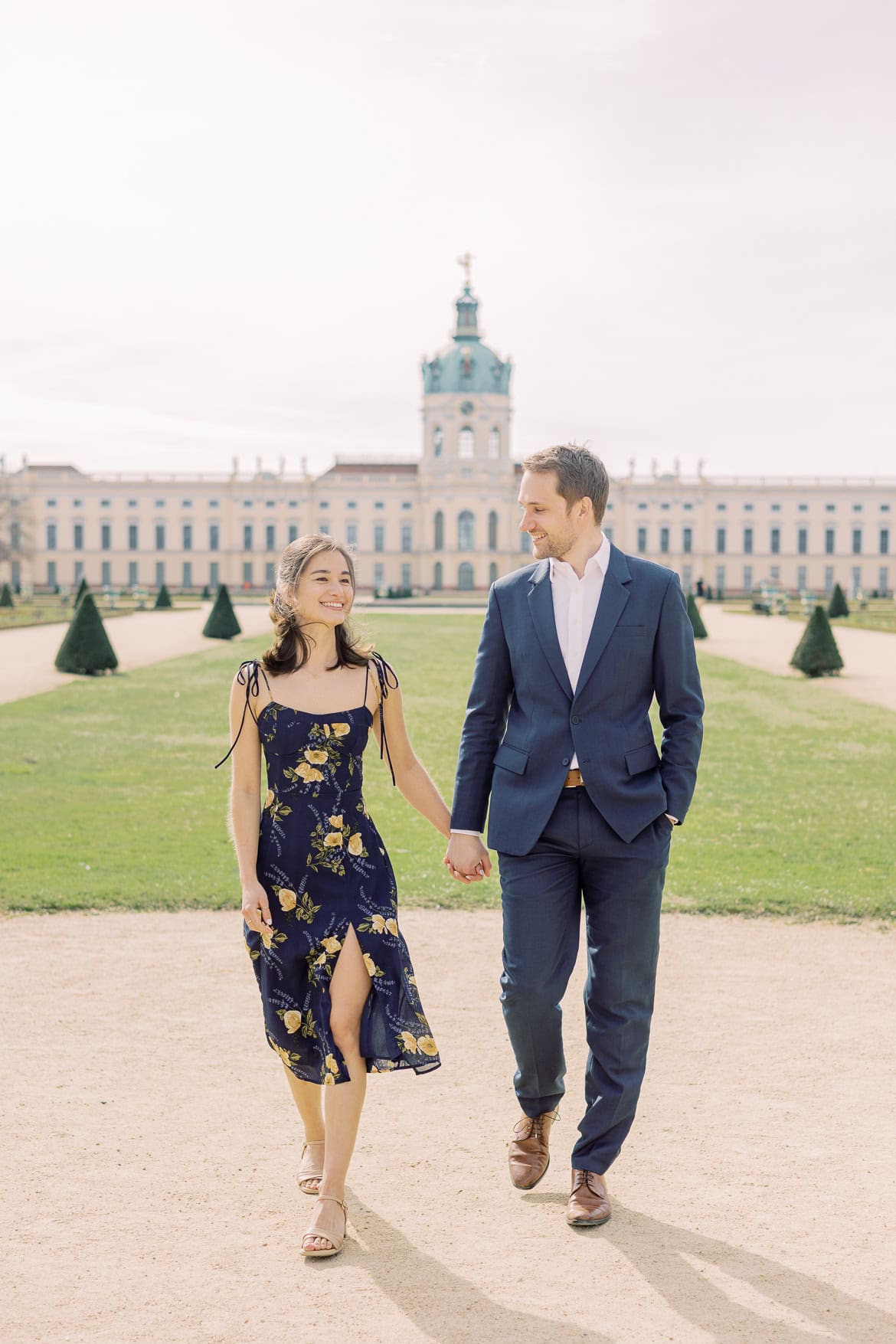 Überraschungs Heiratsantrag beim Schloss Charlottenburg Berlin