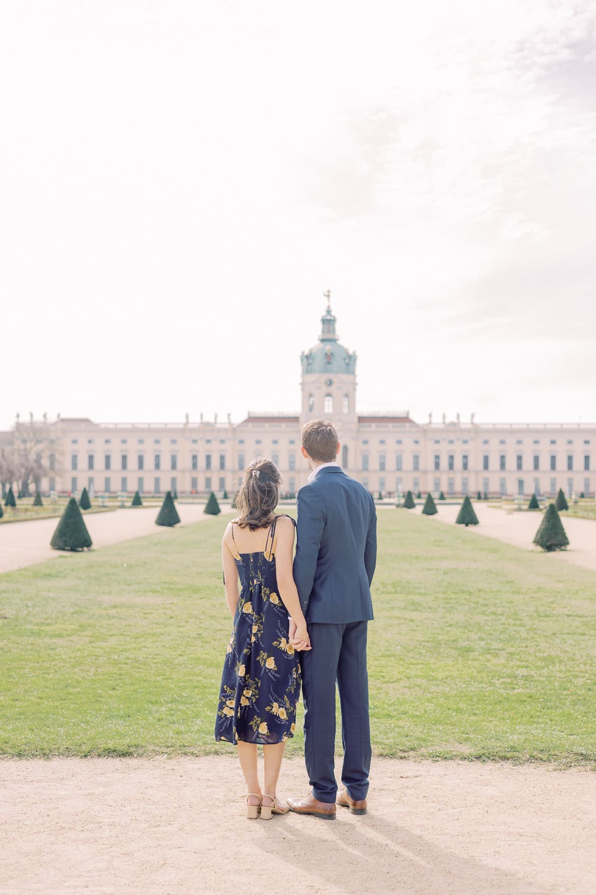 Überraschungs Heiratsantrag beim Schloss Charlottenburg Berlin
