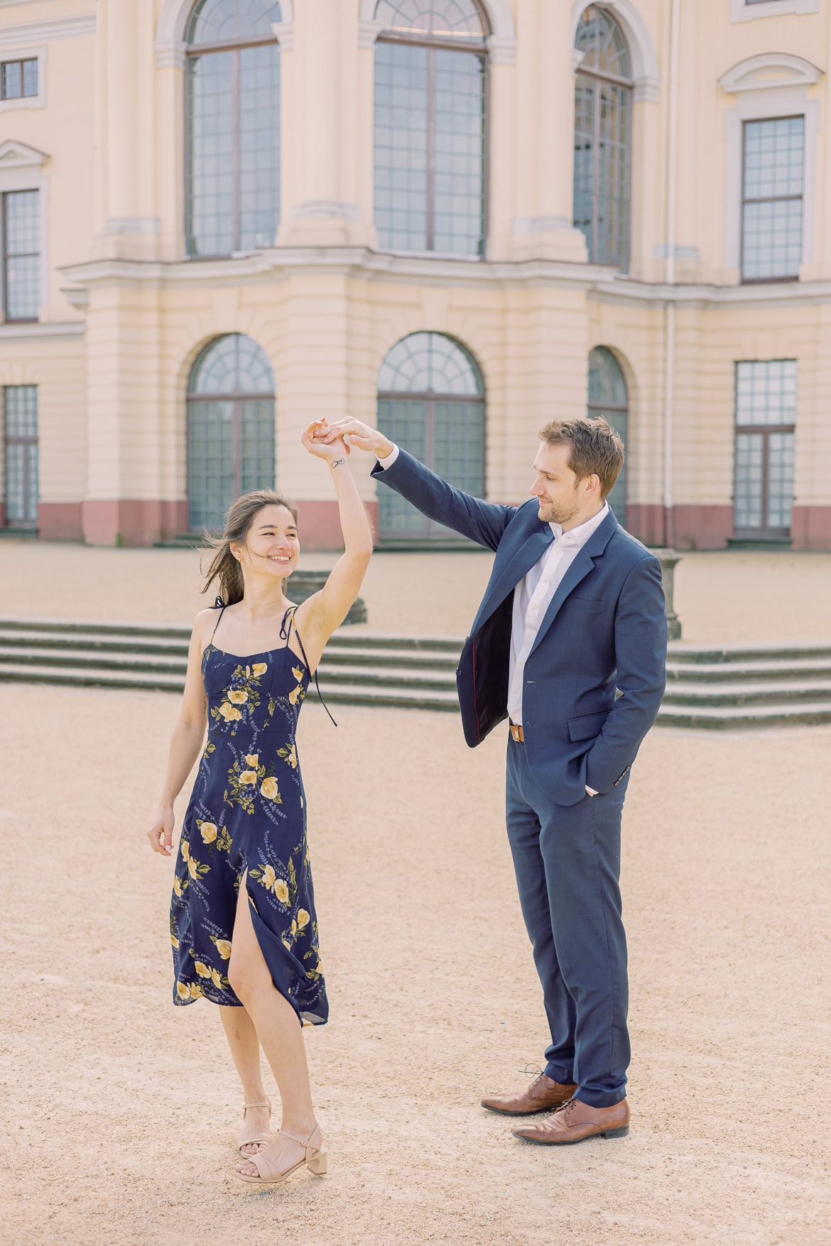 Überraschungs Heiratsantrag beim Schloss Charlottenburg Berlin