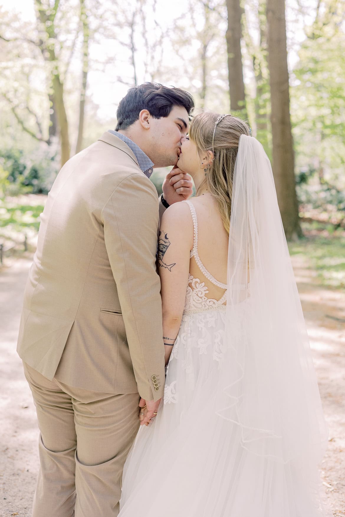 After Wedding Session zum Brautkleiderball im Tiergarten mit den Schwiegereltern aus den USA