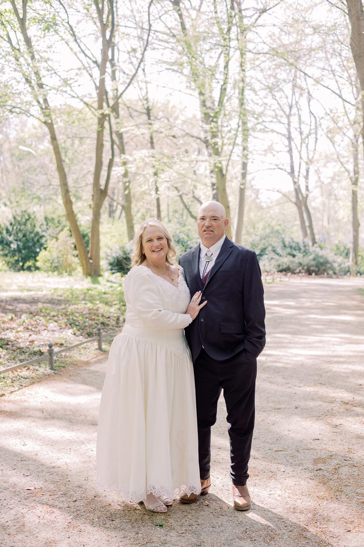 After Wedding Session zum Brautkleiderball im Tiergarten mit den Schwiegereltern aus den USA