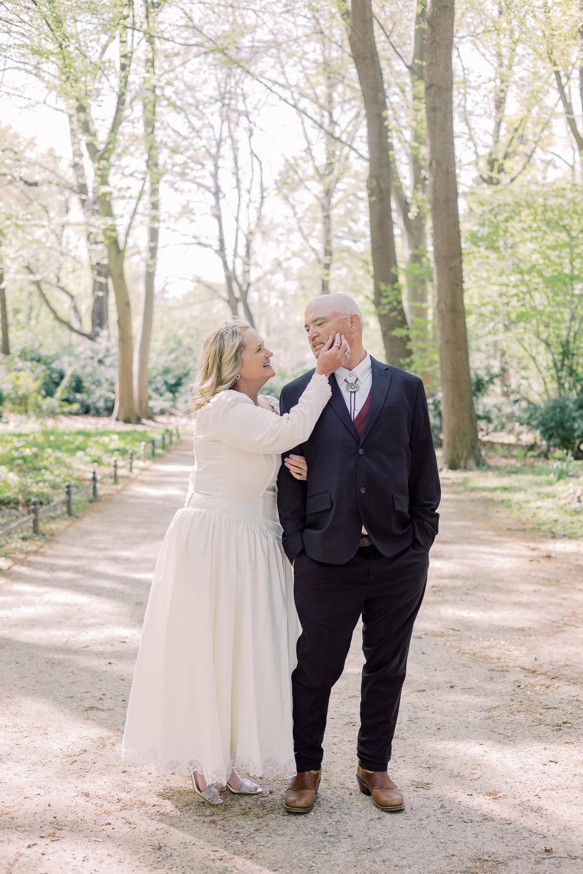 After Wedding Session zum Brautkleiderball im Tiergarten mit den Schwiegereltern aus den USA