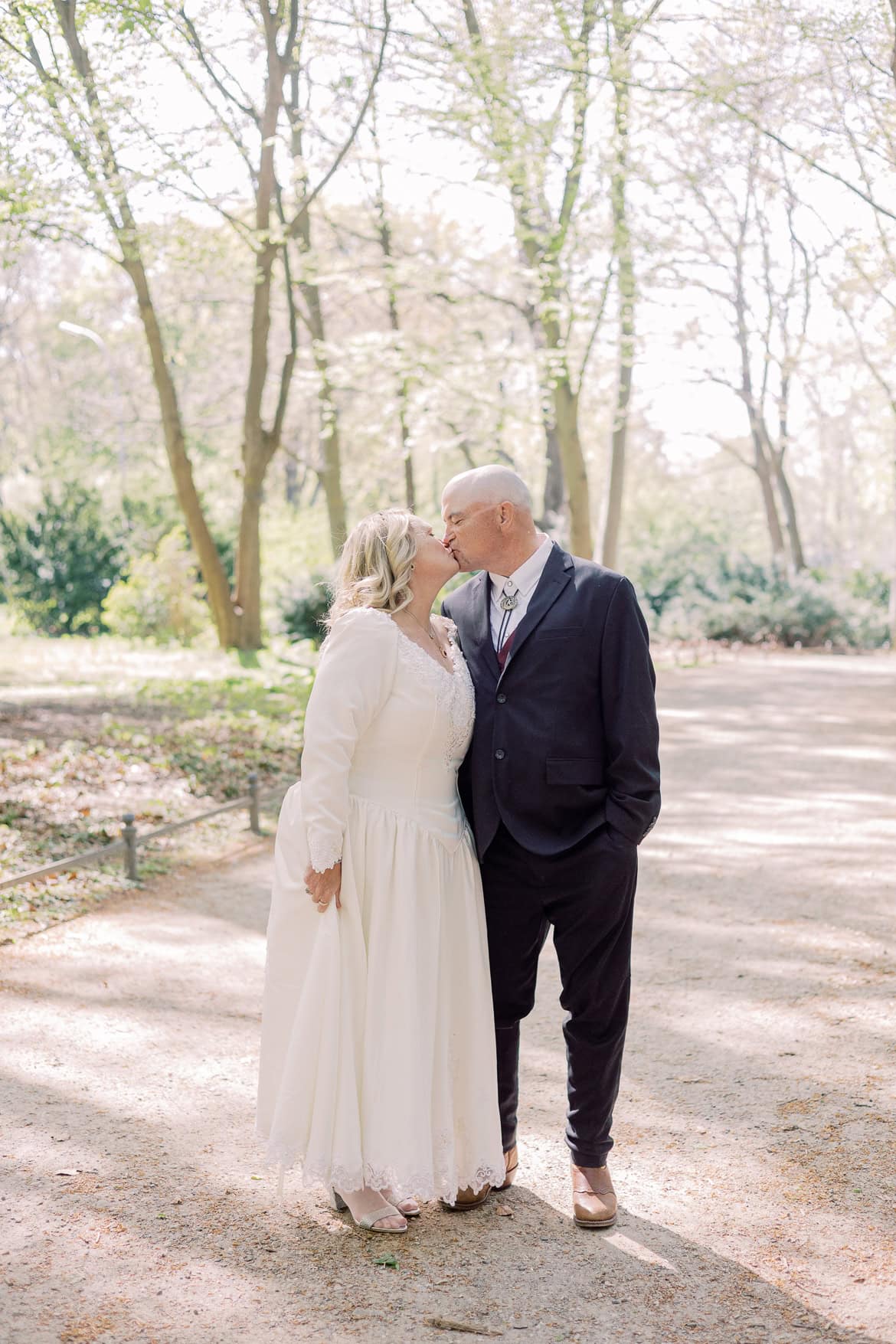 After Wedding Session zum Brautkleiderball im Tiergarten mit den Schwiegereltern aus den USA