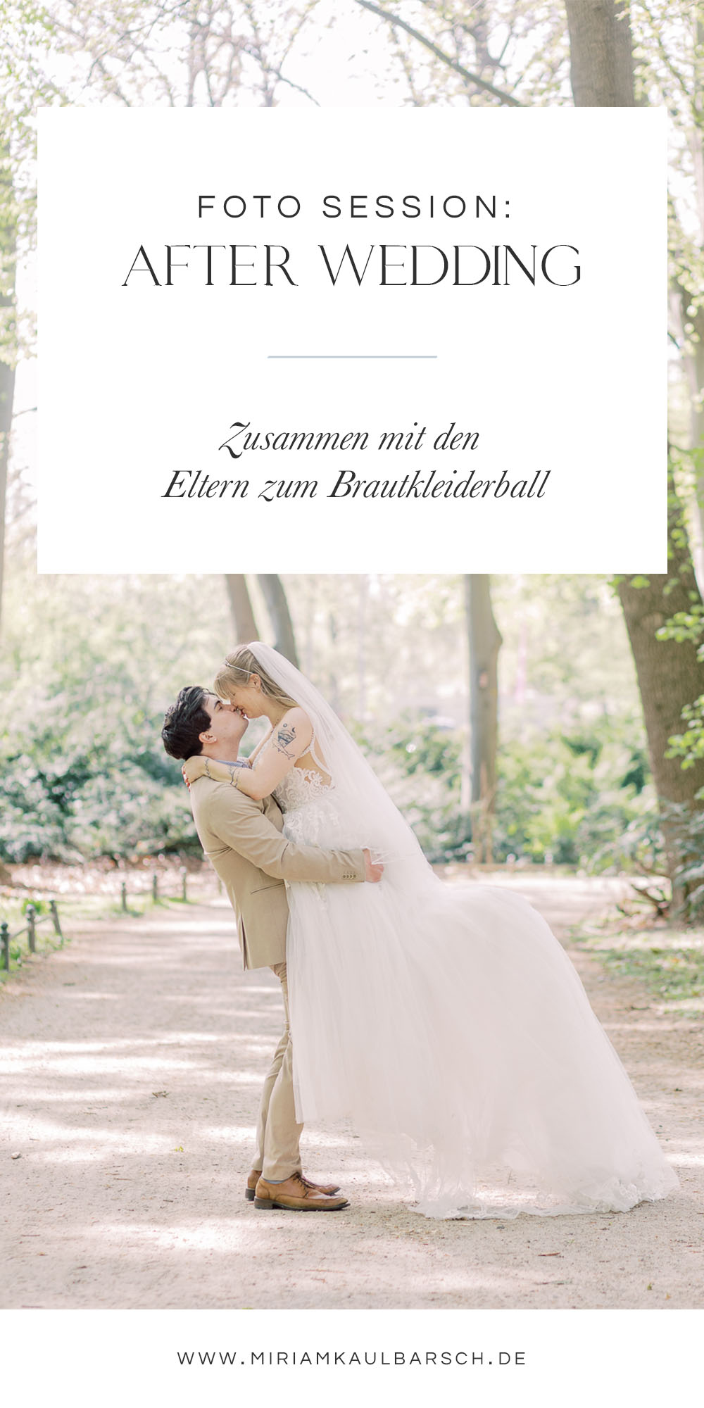 After Wedding Session zum Brautkleiderball im Tiergarten mit den Schwiegereltern aus den USA