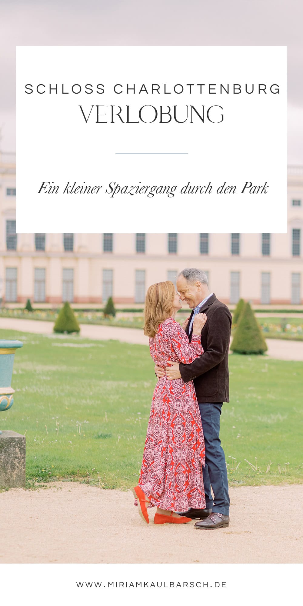 Verlobung beim Schloss Charlottenburg in Berlin