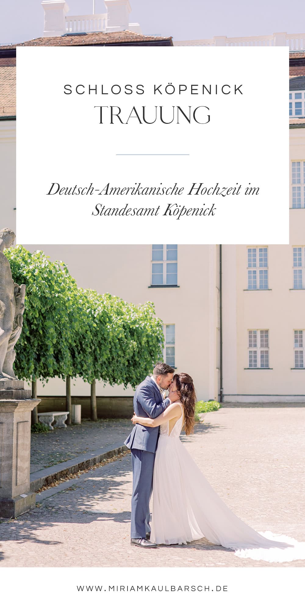 Deutsch-Amerikanische Trauung beim Schloss Köpenick