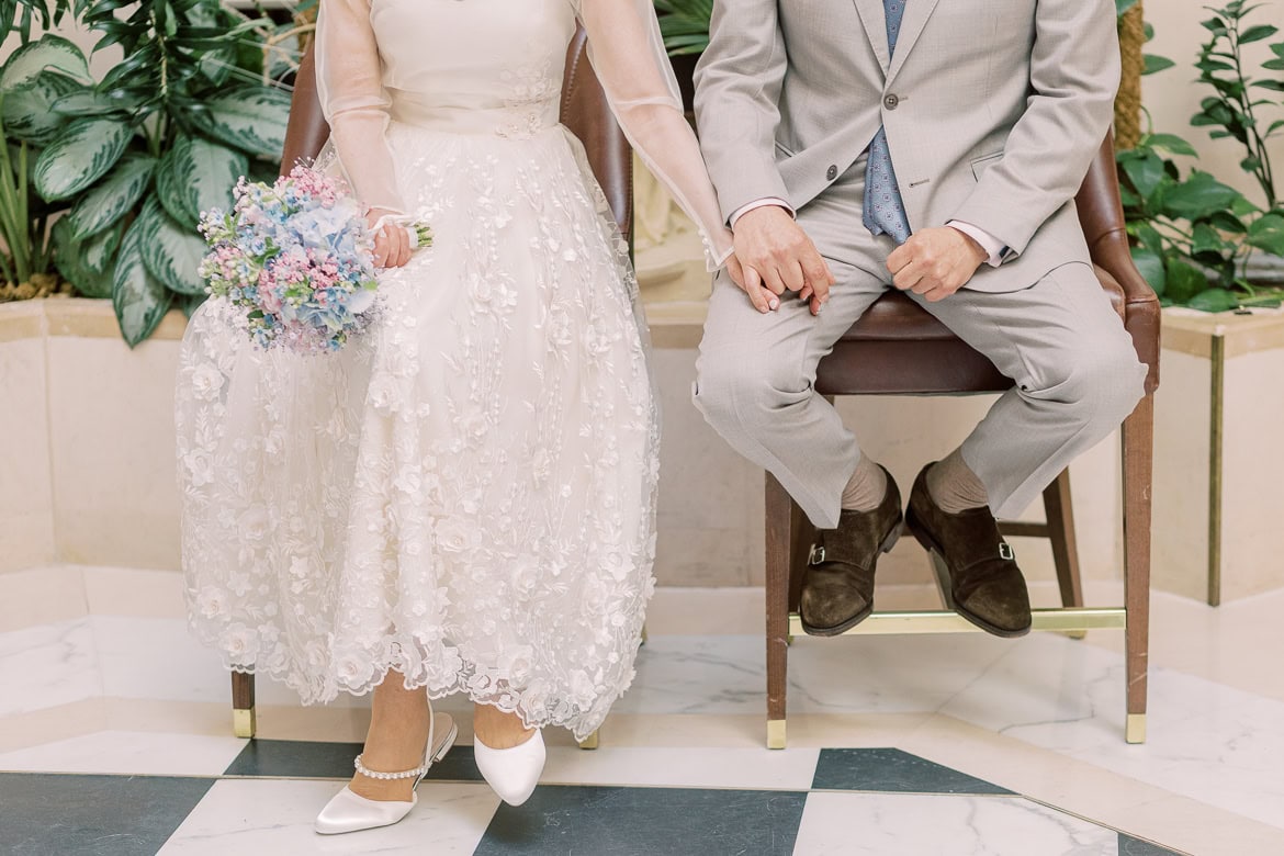 Elegante Berlin Hochzeit im Hotel Adlon Kempinski mit Feier im China Club