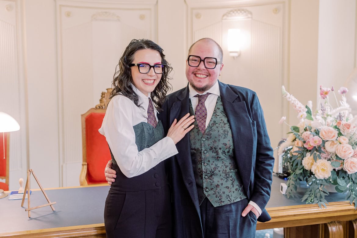 Herzliche Hochzeit im Standesamt Schöneberg